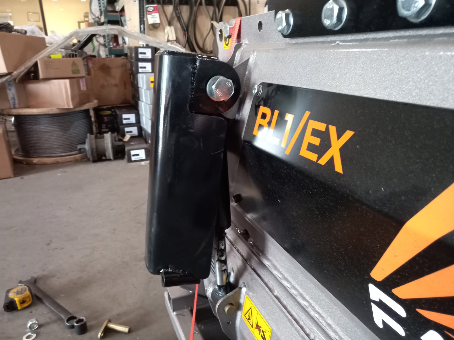 FAE Mulching Head Door Hydraulic Cylinder Guard