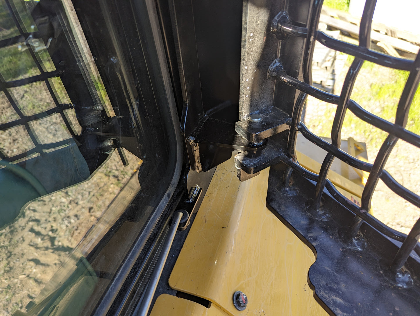 CalFire Dozer Window Screen Brackets