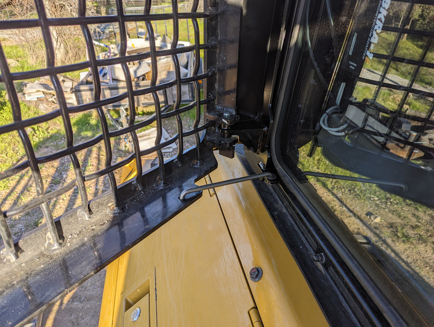 CalFire Dozer Window Screen Brackets