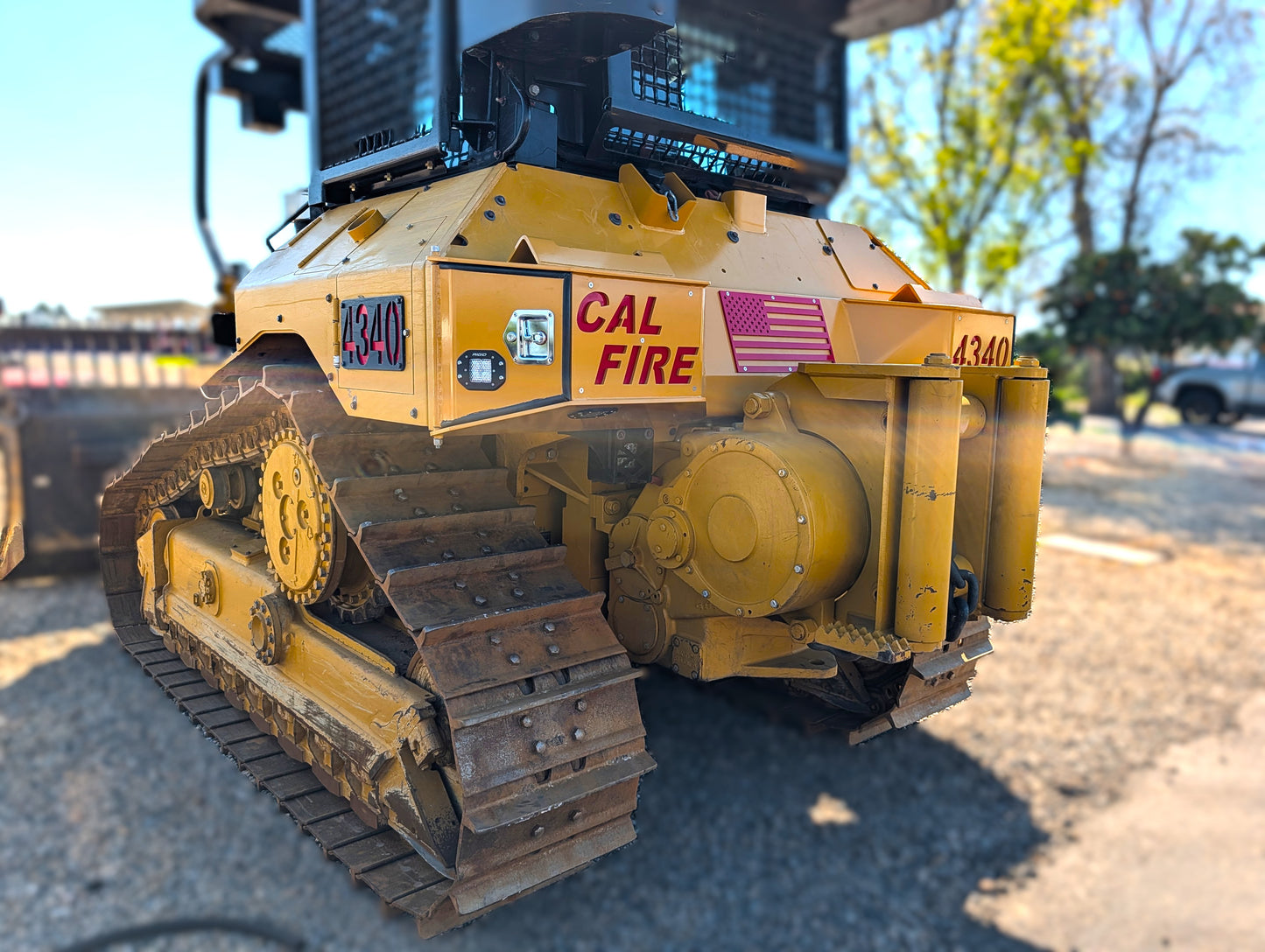 CalFire Dozer Pass-Through Storage Box