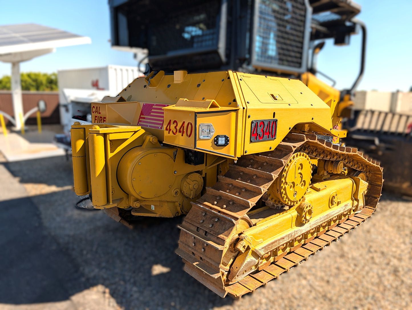 CalFire Dozer Pass-Through Storage Box