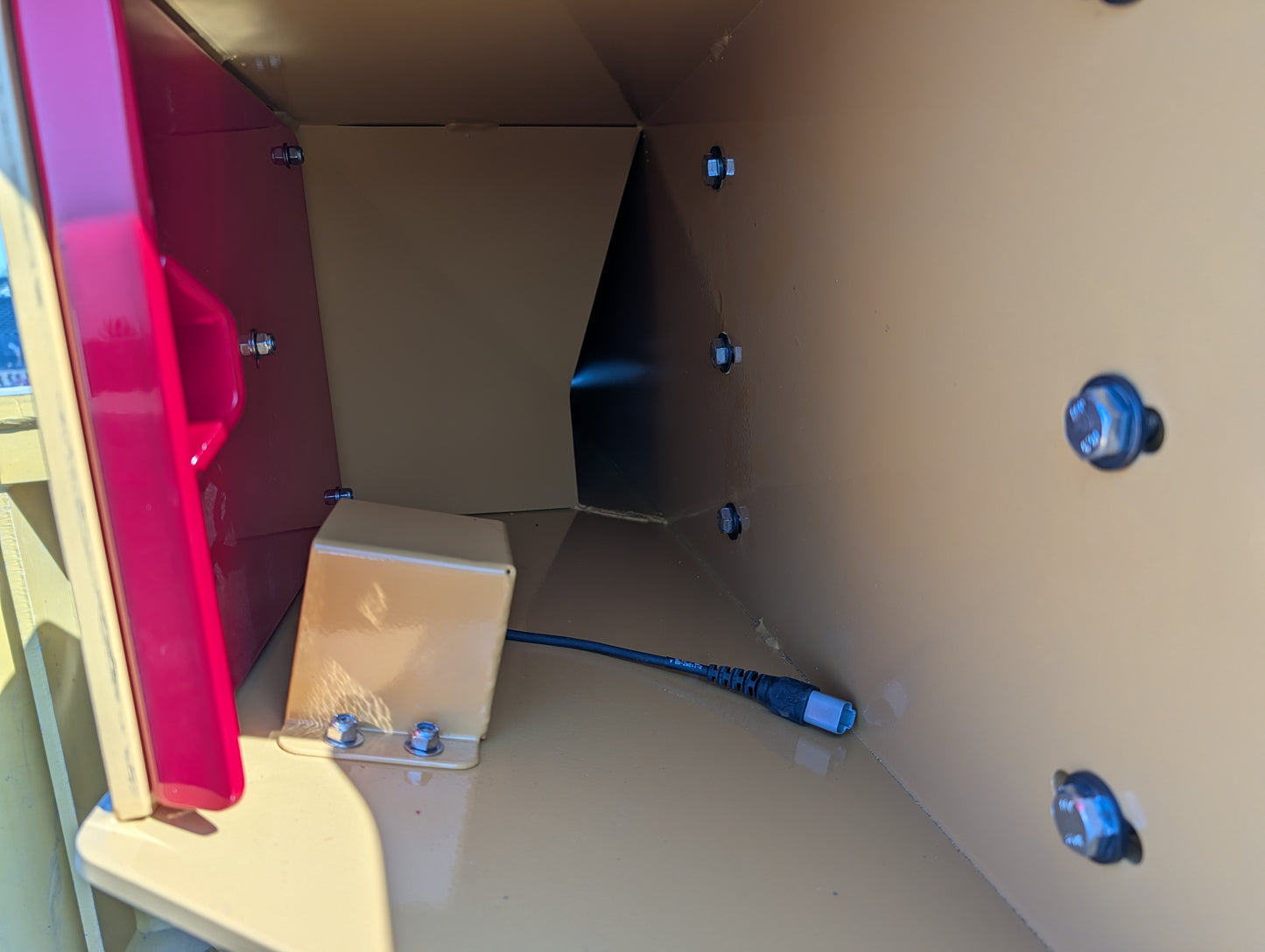 CalFire Dozer Pass-Through Storage Box