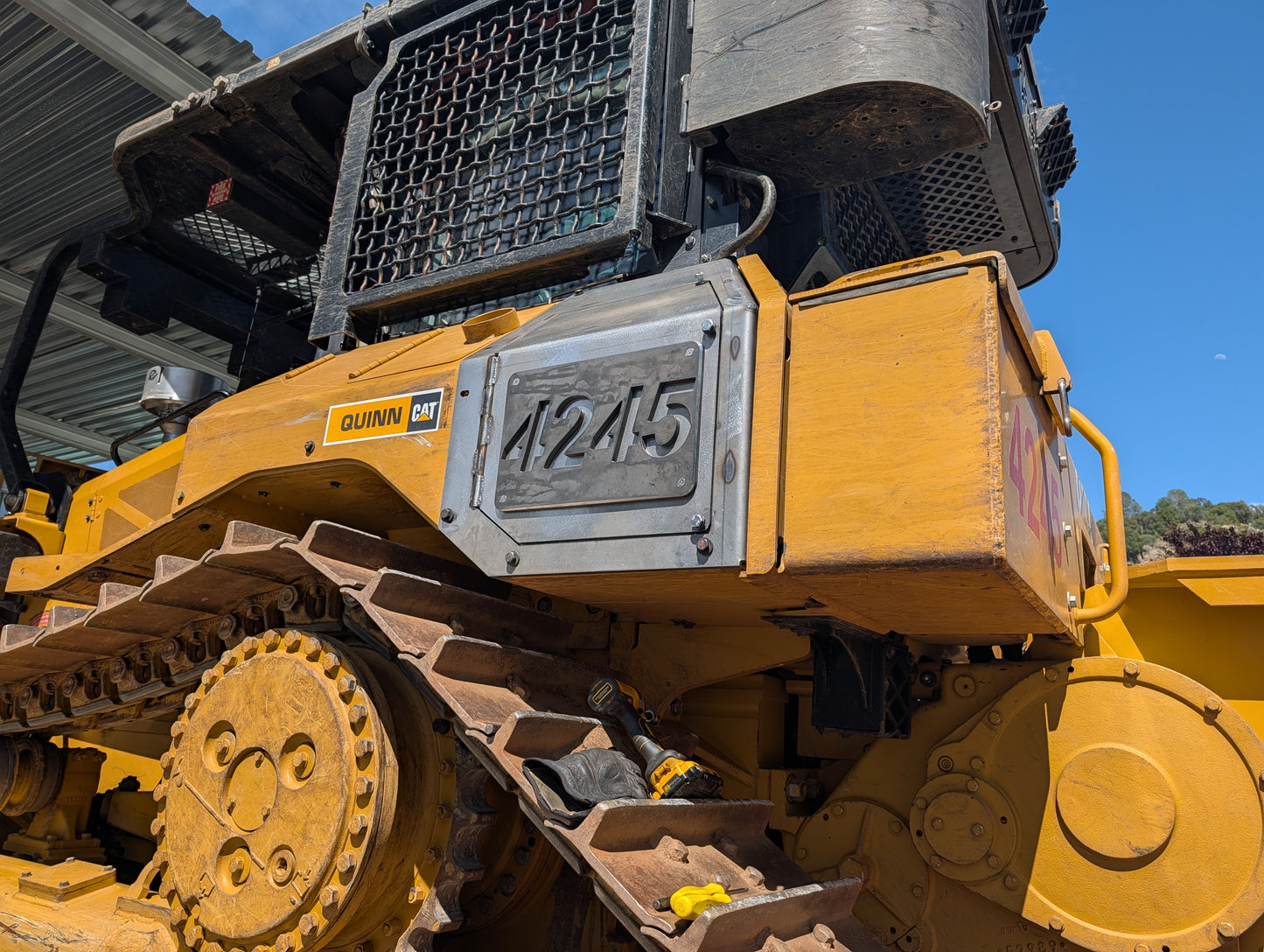 CalFire D5 Dozer Battery Access Panel