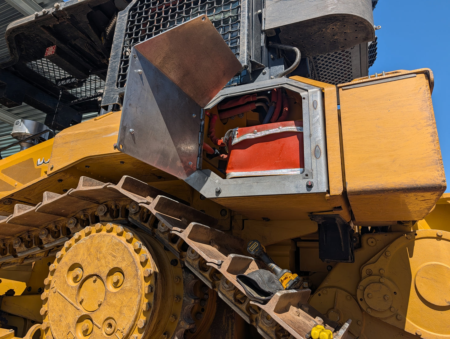 CalFire D5 Dozer Battery Access Panel