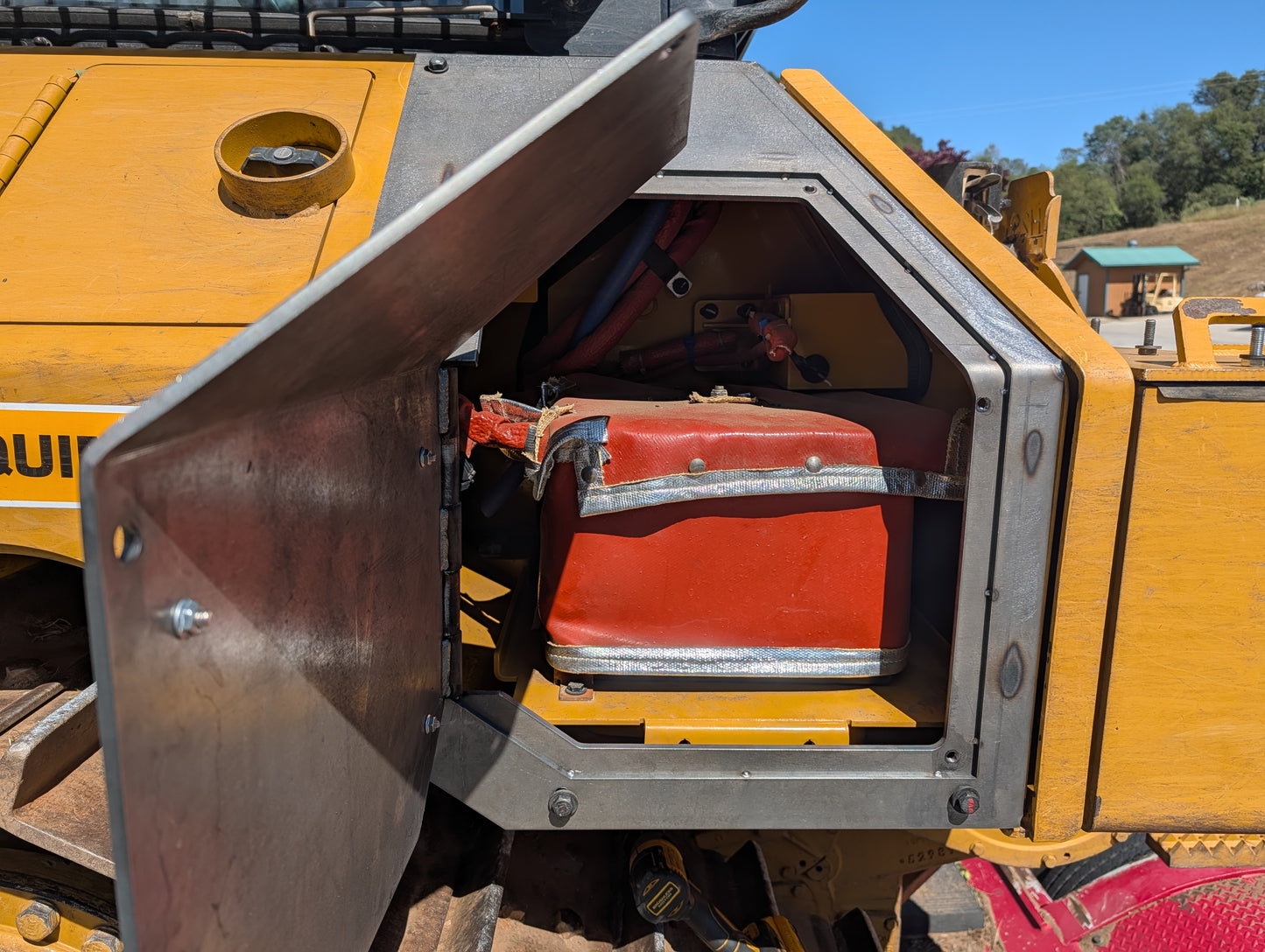 CalFire D5 Dozer Battery Access Panel