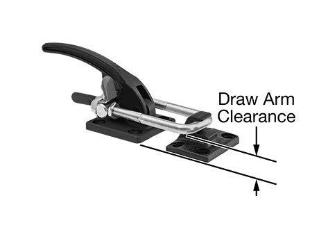 Latch-Style Toggle Clamp with Locking Handle - Replacement Part for TL12R2 Bumper