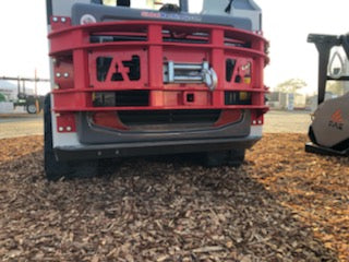 Takeuchi TL12R2 Rear Guard and Winch Mount