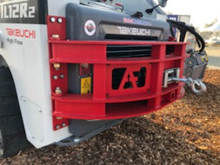 Takeuchi TL12R2 Rear Guard and Winch Mount