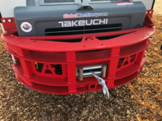 Takeuchi TL12R2 Rear Guard and Winch Mount