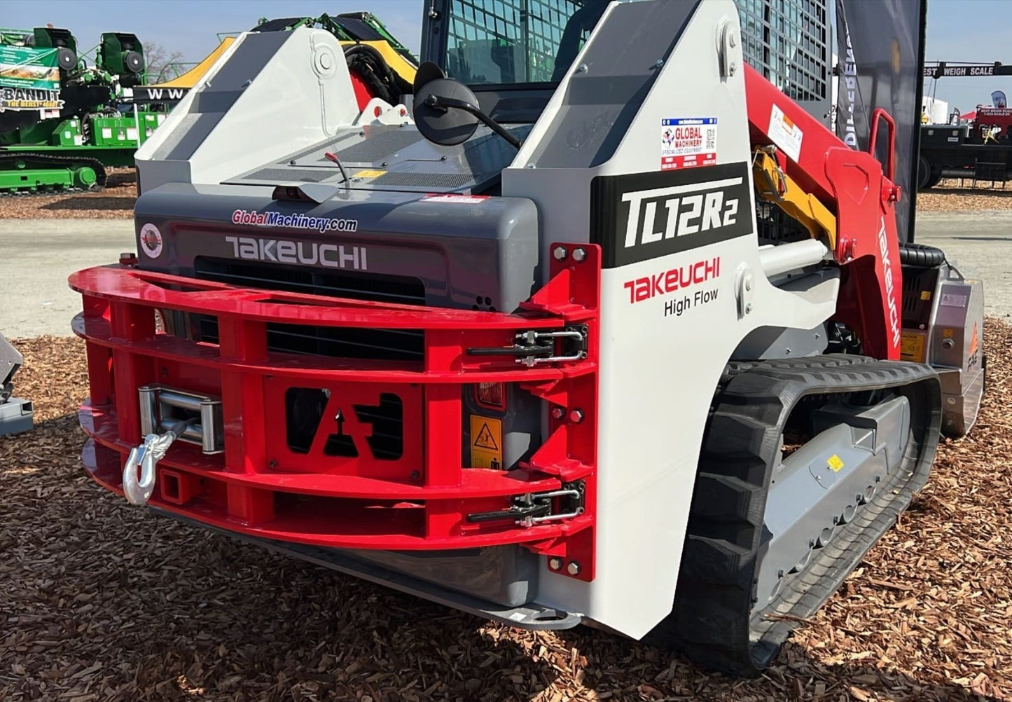 Takeuchi TL12R2 Rear Guard and Winch Mount